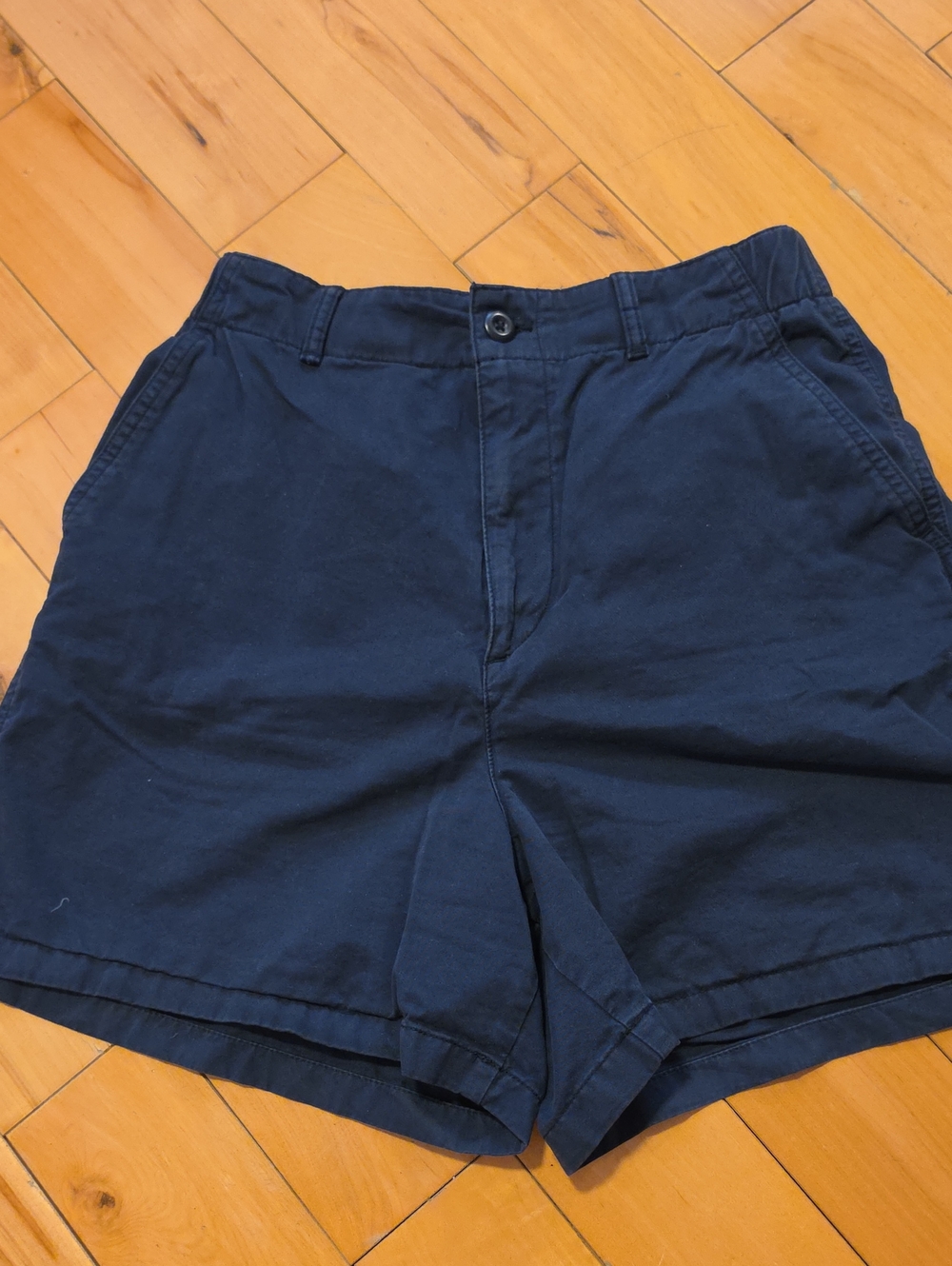 Men's Navy Cotton Shorts
